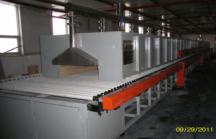 產品用途：特種陶瓷電熱輥道窯，規格：1.2米×32米電加熱